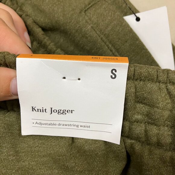 Goodfellow & Co Men's Small Green Heavyweight Fleece Jogger Pants Elastic Waist - Picture 10 of 13